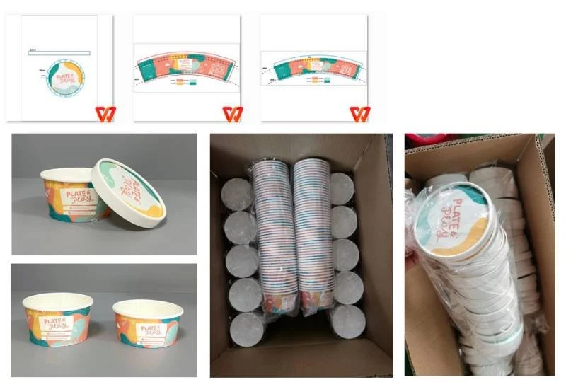 branded ice cream bowl